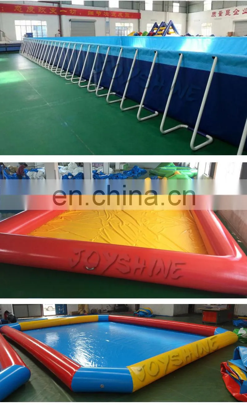 Human Size Water Roller Ball Pools Blow Up Orange Garden Inflatable Swimming Pool For Family