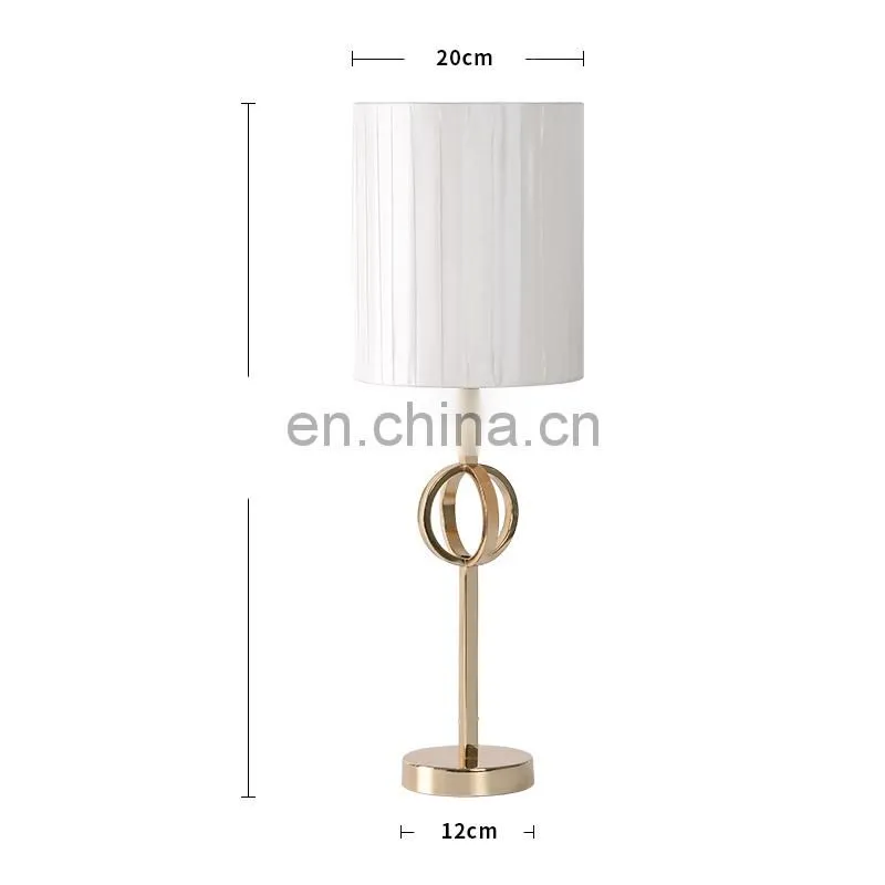 China modern desk lamp and home decoration metal table lamp
