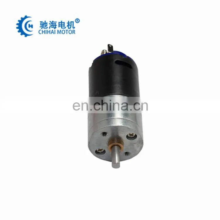 chihai motor 25-370K High Speed Permanent Magnet Miniature DC Metal Tooth Speed Reduction Motor DC 6V 12V