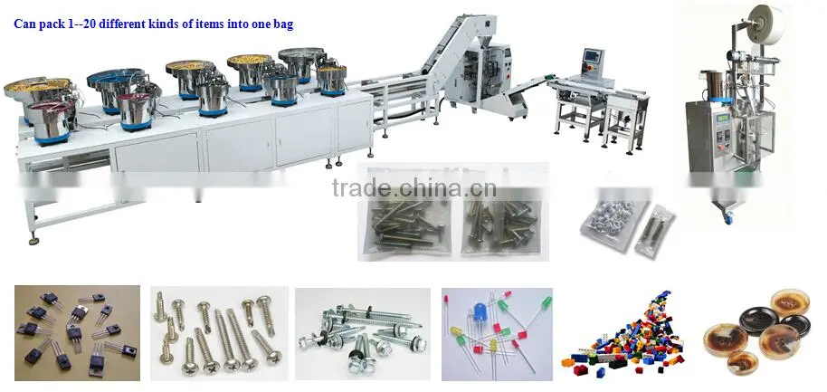 Multi-lane washing powder filling and packing machine