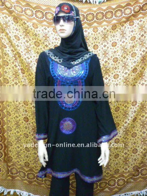 C212 Stylish beautiful muslim abaya