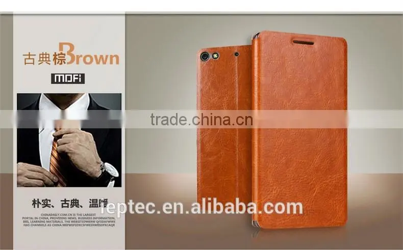 MOFi Hot Sale Customed PU Leather Flip Cell Phone Cover Case for Gionee S7, GN9006, Gionee Elife S7