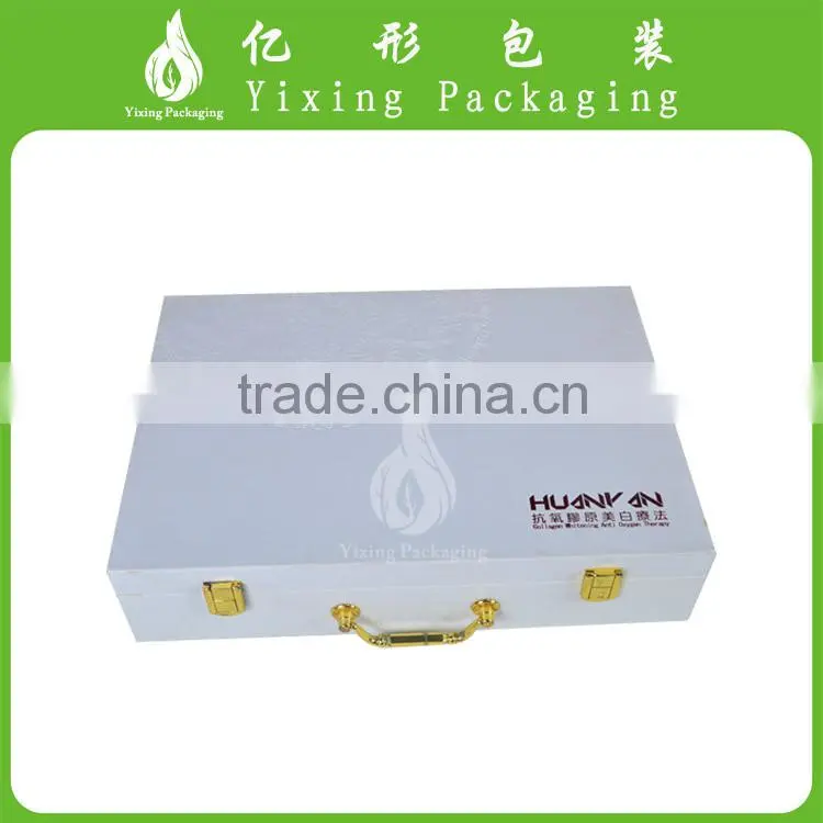 High quality customized made-in-china fine PU leather box for cosmetic