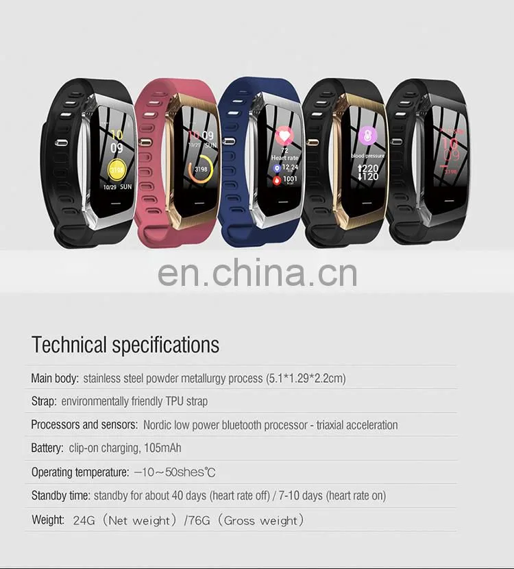 SANDA E18 Men Lady 2019 Top Sale Blood Pressure Heart Rate Monitor Smart Watch Sports Hand Watch Phone