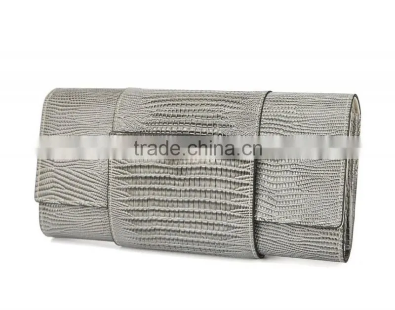 high grade lizard wallet high capacity cow leather long style wallet multi bags purse male fashion women money bag