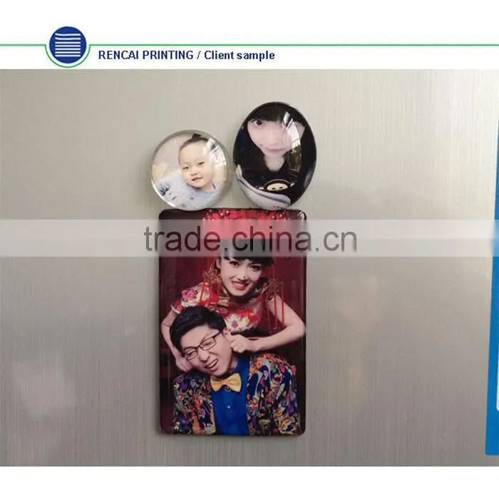 Souvenir gift magnetic puzzle epoxy plastic polyresin fridge magnet