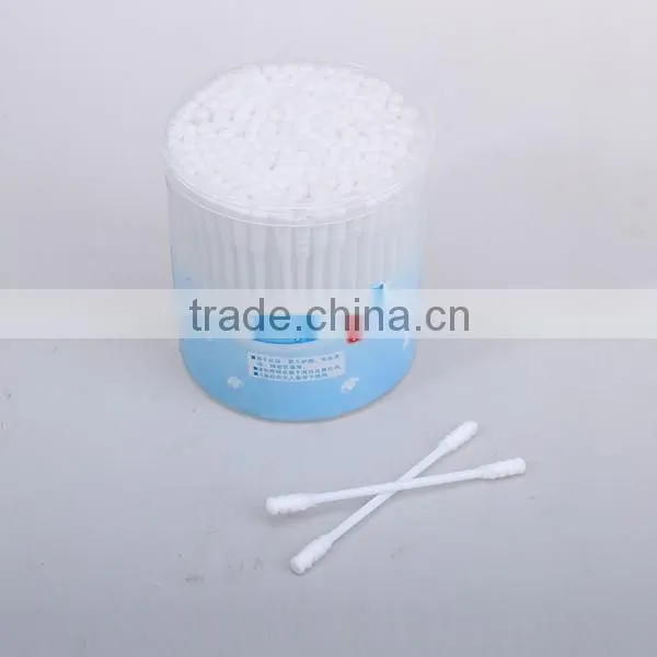Round shaped box packing cotton swab