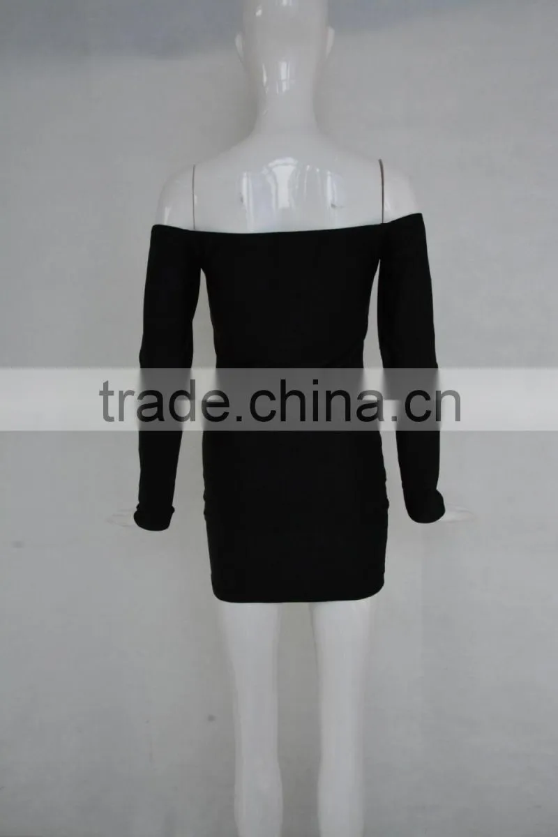 Ladie fashion dress slim package hip party dress sexy evening dress