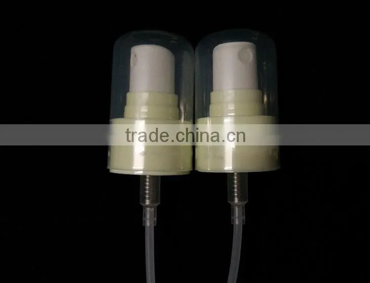 24MM Plastic Mist Sprayer for PET Bottle With Clear Cover