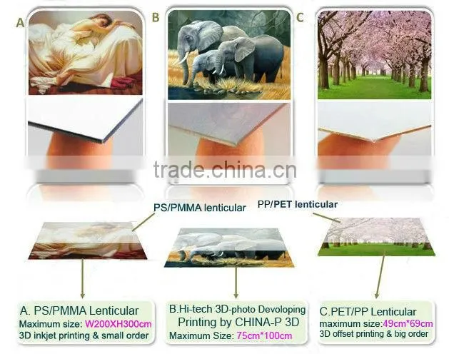 Our Lord Jesus Christ 3D picture/ jesus/ god /PET lenticular decoration picture