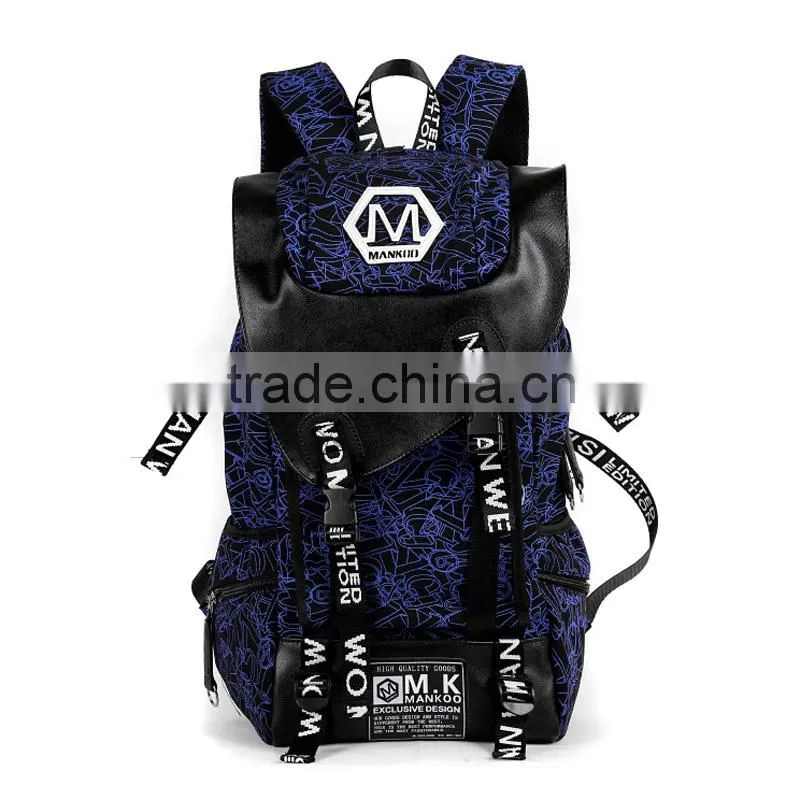 Fashion design printed big school bag multicolored cheap backpack school bags