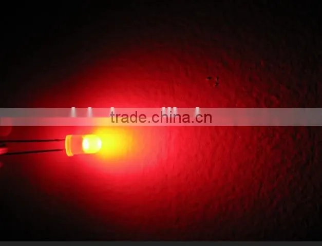 through hole 5mm Led Diode with 15 / 20 / 30 degree viewing