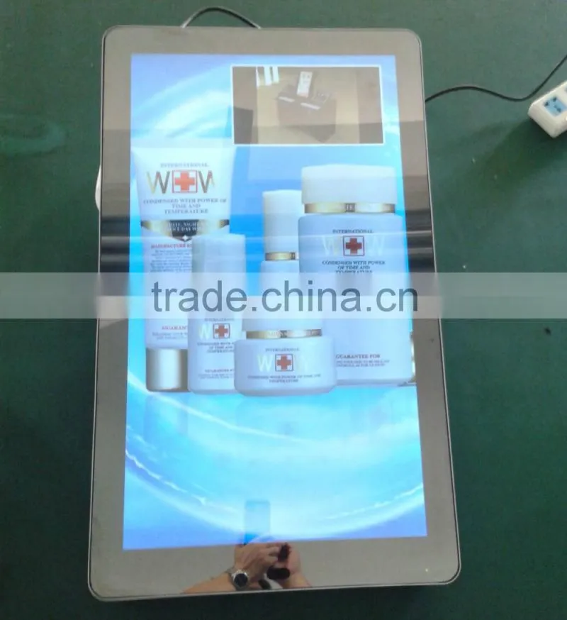 23.6" Wall Mount Mirror Screen Magic Display Mirror Magic Mirror Sensor Magic Sim Card Magic Frame Advertising Mirror Display