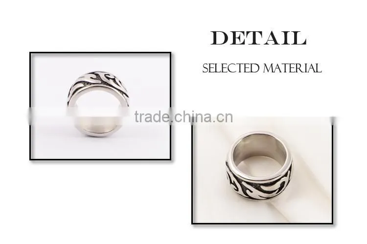 Fashion jewellery silver ring for men cool rings jewelry