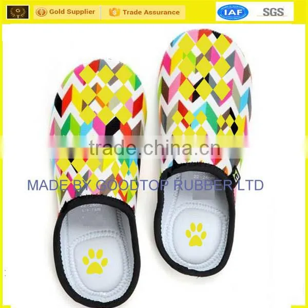 Fashional anti slip Neoprene indoor Slipper wholesale instock