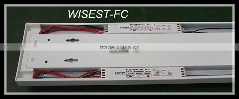 T8 double tube SAA CE ROHS kitchen fluorescent light covers 2x18w with pc cover
