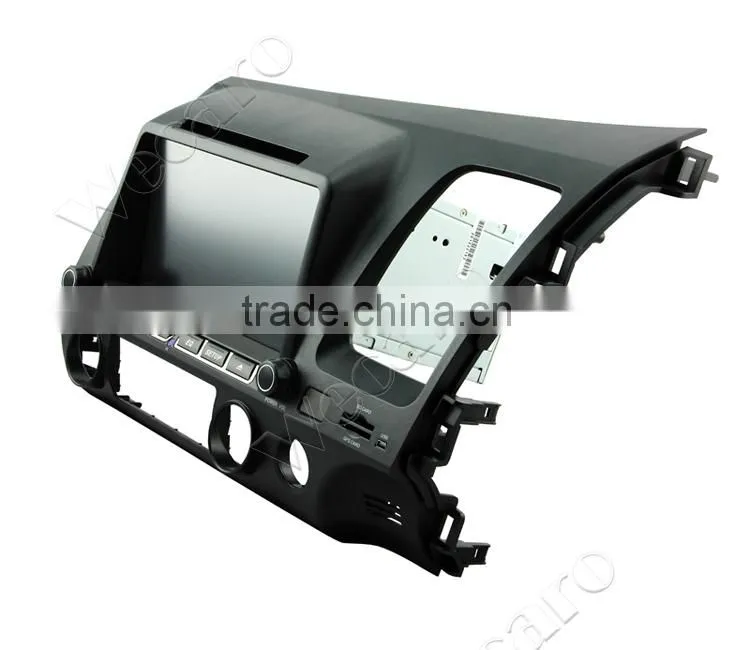 Wecaro android 4.4.4 car dvd Direct factory for civic double din Steering Wheel Control right hand drive 2006 - 2011