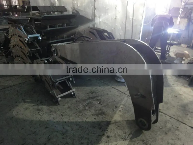 wood steel stone hydraulic pile driver for excavator