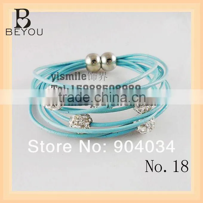 2013 New Fashion Five Rhinestone Beads Tibetan Bracelet