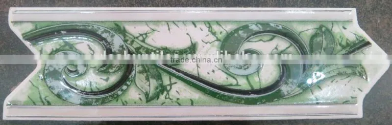 arrow design glazed ceramic border tile