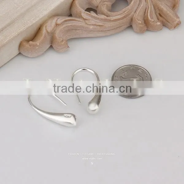 2014 wholesale fine quality silver earring hooks
