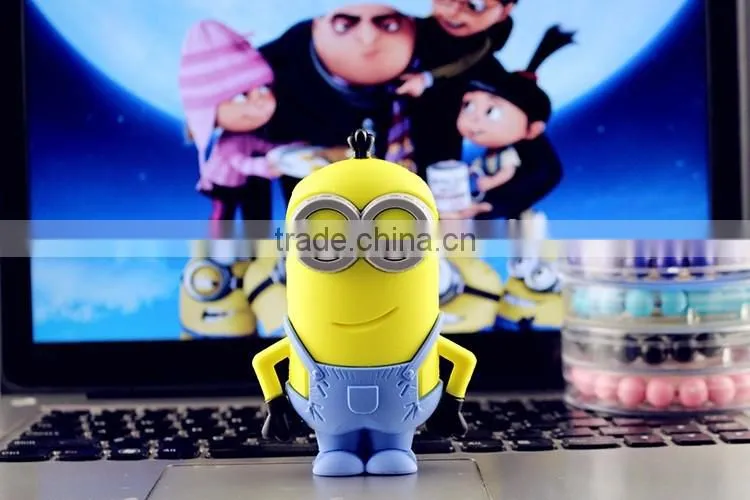 (Hot Sale) High Quality Cartoon Power Bank Despicable Me Design Mini Power Bank cute silicone power charger