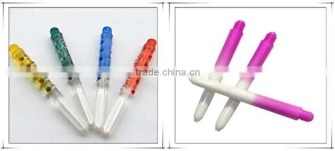 Black/White 48mm Nylon Dart Stems