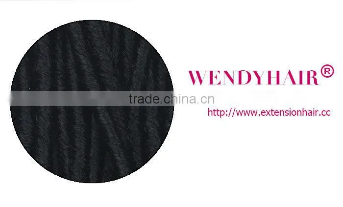 Wendy Brand synthetic hair soft dread with curly synthetic hair for braiding