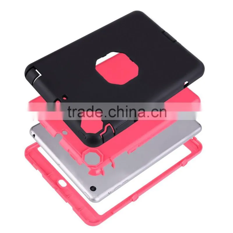Heavy Duty TPU PC Full Protective Cover For iPad Mini 1/2/3 Armor Hybrid Robot Design Shockproof Case For iPad Mini 123 TB-0266