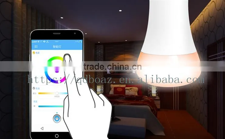 Cool color & Warm color adjustable 7W Bluetooth LED Smart Blub