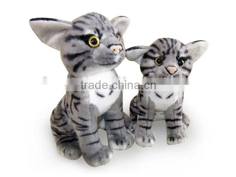 Lovely stuffed yellow baby cat plush toy