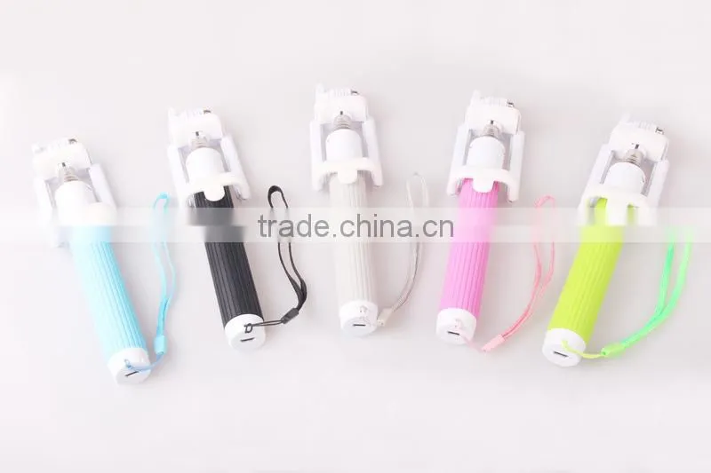 Mini Smartphone with cable selfie stick for camera