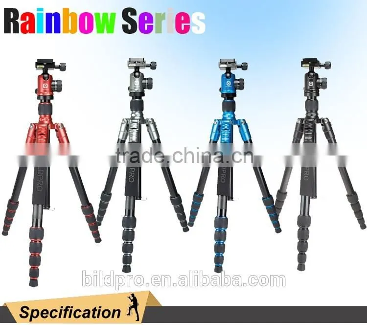 BILDPRO Portable Tripod Camera Stand Photographic Spare Parts Digital Accessories