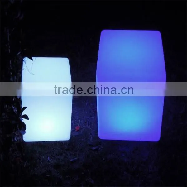 plastic led cube chair outdoor plastic led cube chair wholesale