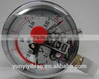 Electric contact water pressure gauge