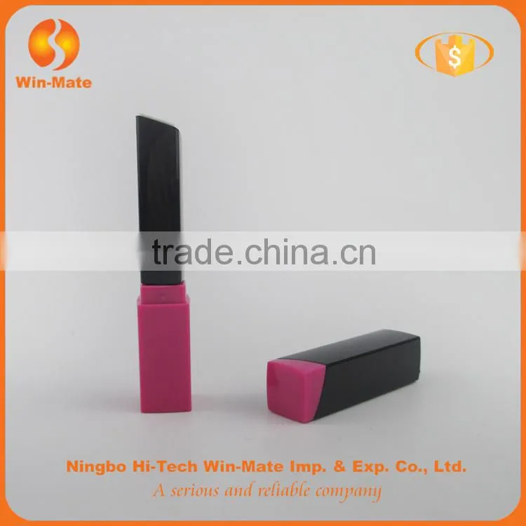 Hot sale cosmetic packaging colorful clear lipstick tube