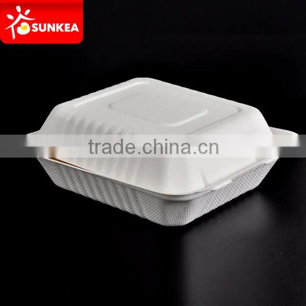 Eco-friendly pulp hamburger box, fast food box
