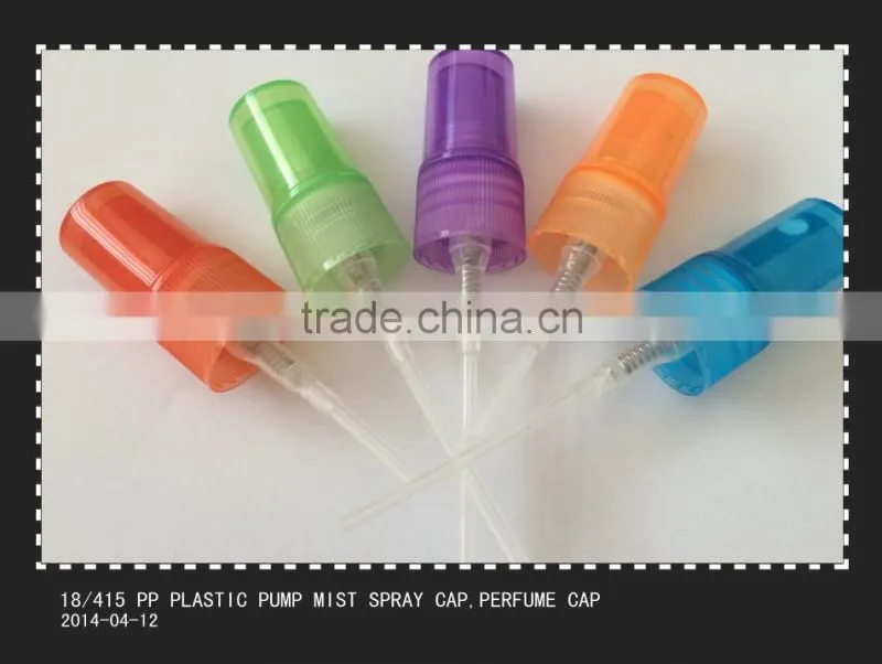 all kinds of colors pp new material good quality perfume pump spray cap