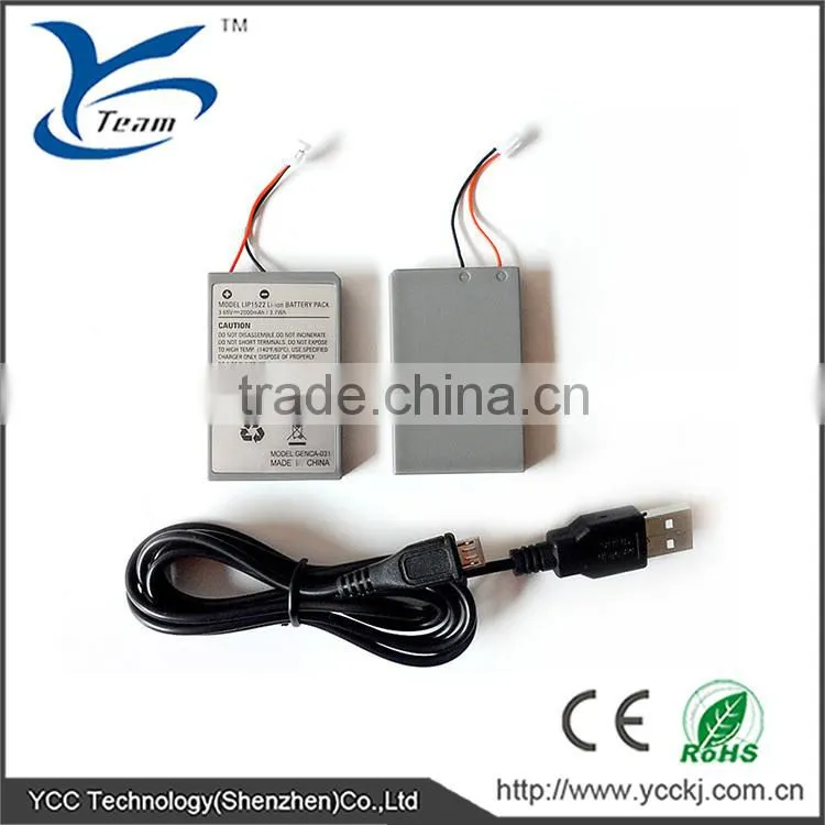 Rechargable Li-ion Battery Pack for PS4 3.7V 2000mAH Replacement Parts for ps4