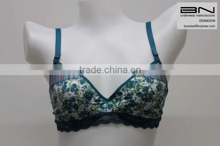 Custom women bra set ladies lingerie bra free size bra