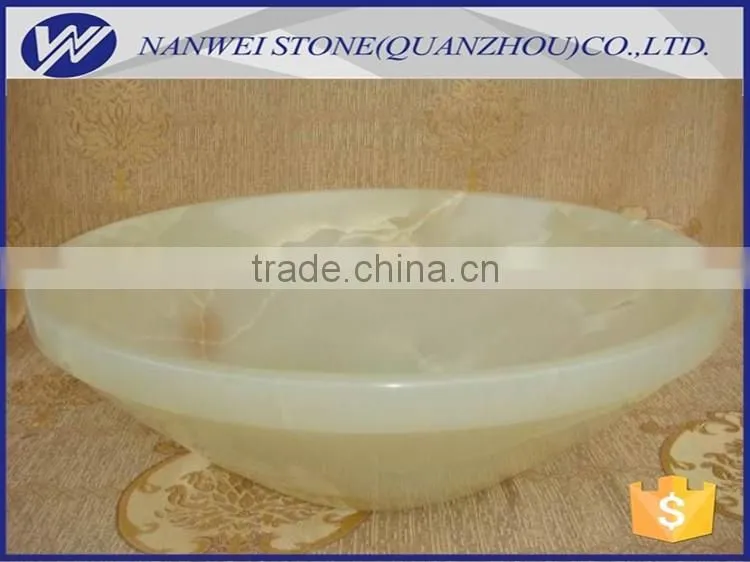 Onyx stone sink