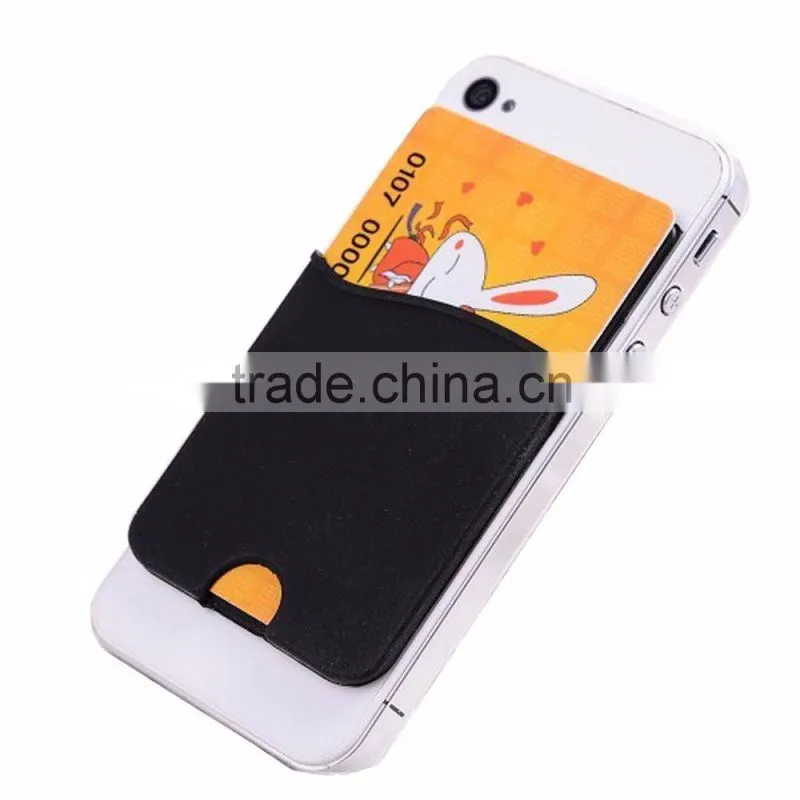 smart non-slip phone sticky card holder/cute silicone phone stickers