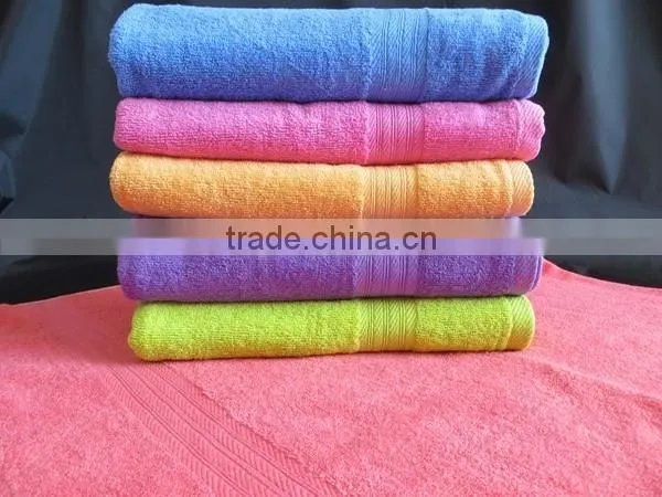 China supplier the big one highly asorbent personalized solid bath towel