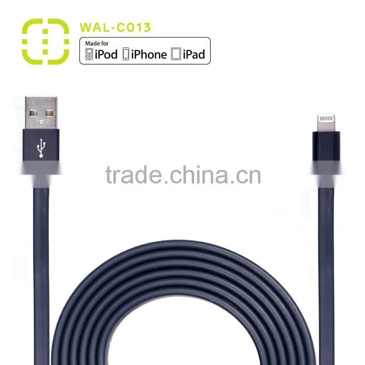 Newly customized MFI flat cable with PVC housing