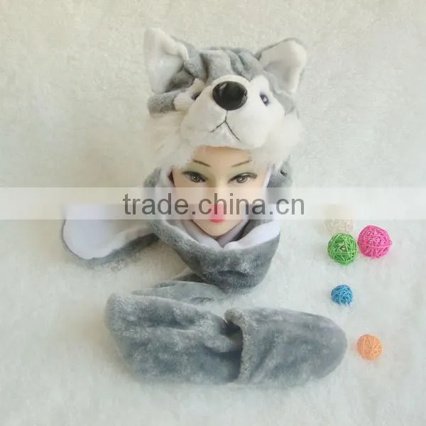 New style winter faux fur animal hat