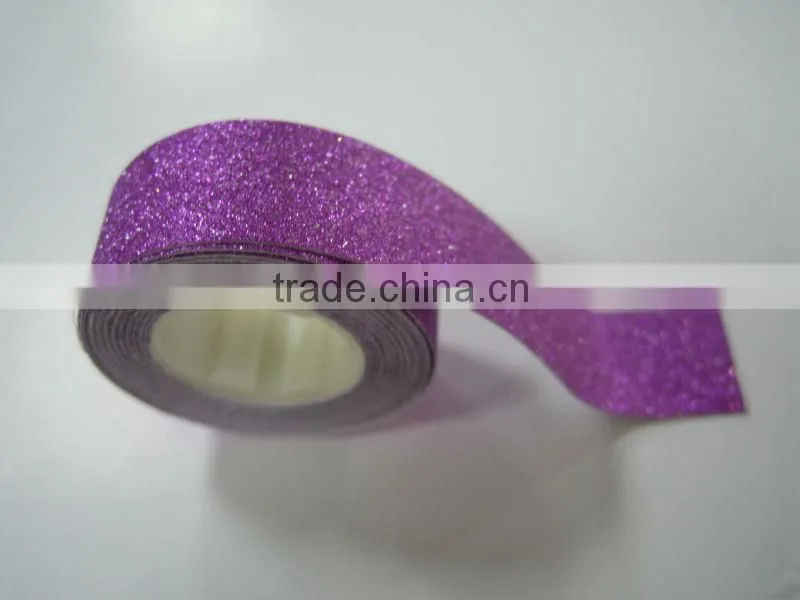 Scarpbooking card making embellishment DIY glitter adhesive tape