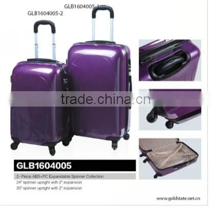 EVA ABS PC 100%PC luggage set carry on suitcase