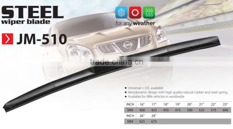 JM-510 Hot Sale Rubber Strip Wiper Blade Factory