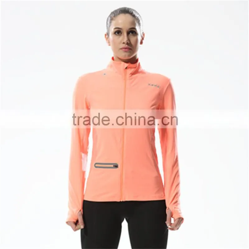 Women plain running jersey running garments