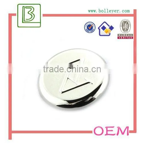 metal plate logo for handbags